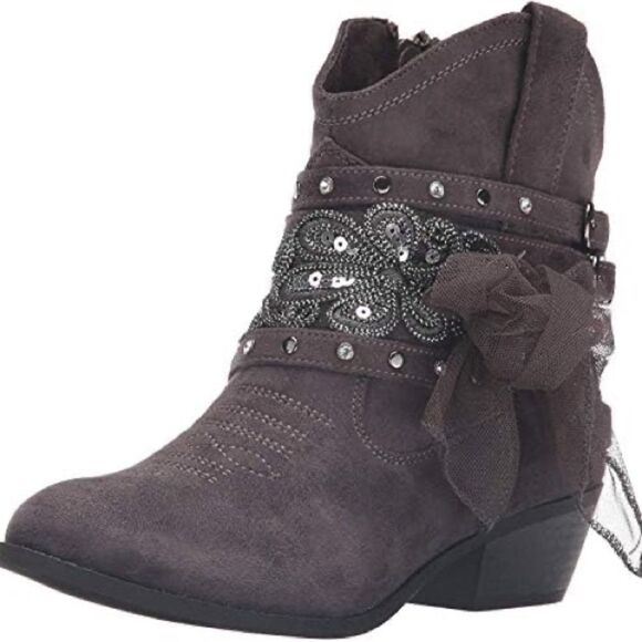 Not Rated Women's Midas Ankle Bootie Grey Sz 7.5 women - Picture 2 of 16